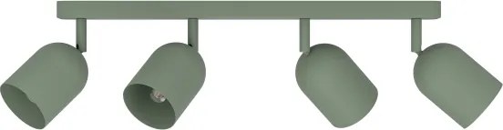 Eglo 44135 - Corp de iluminat cu spoturi TILSTON, 4xE14/40W/230V, verde