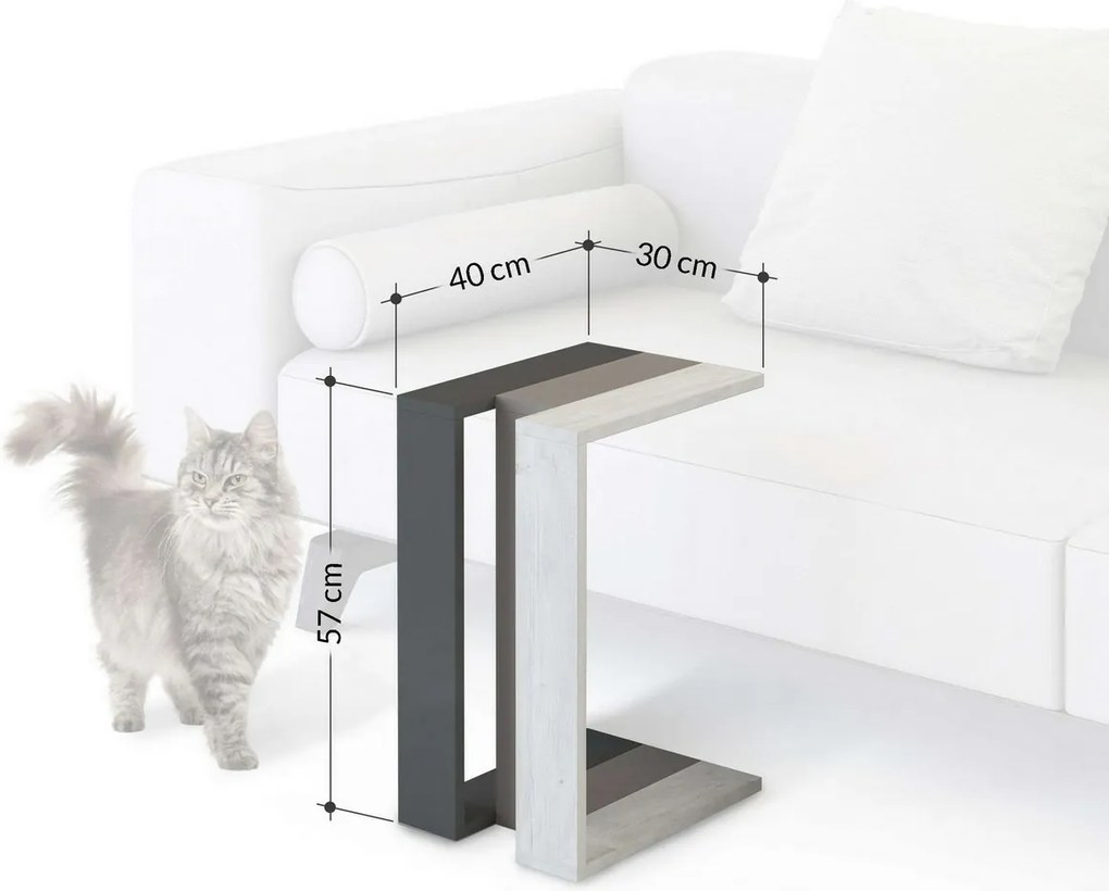 Măsuță auxiliară Muju Sapphire Oak