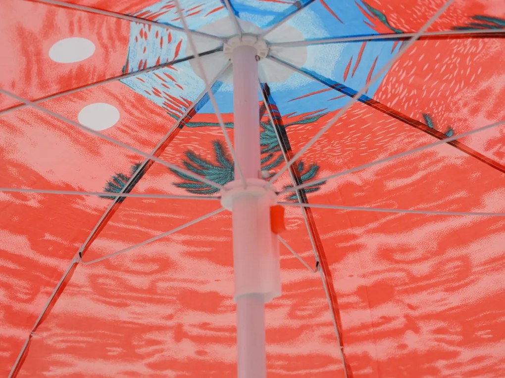Umbrela de soare PALM BEACH 180 cm, rosu