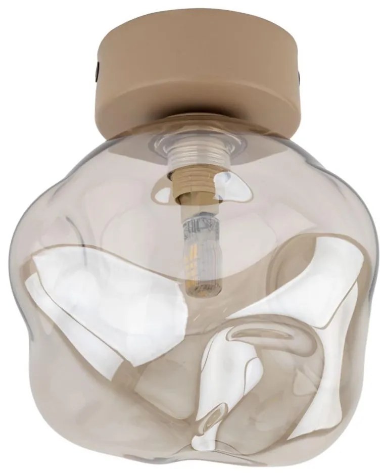 Plafonieră LAVA 1xG9/8W/230V bej/fumuriu bej