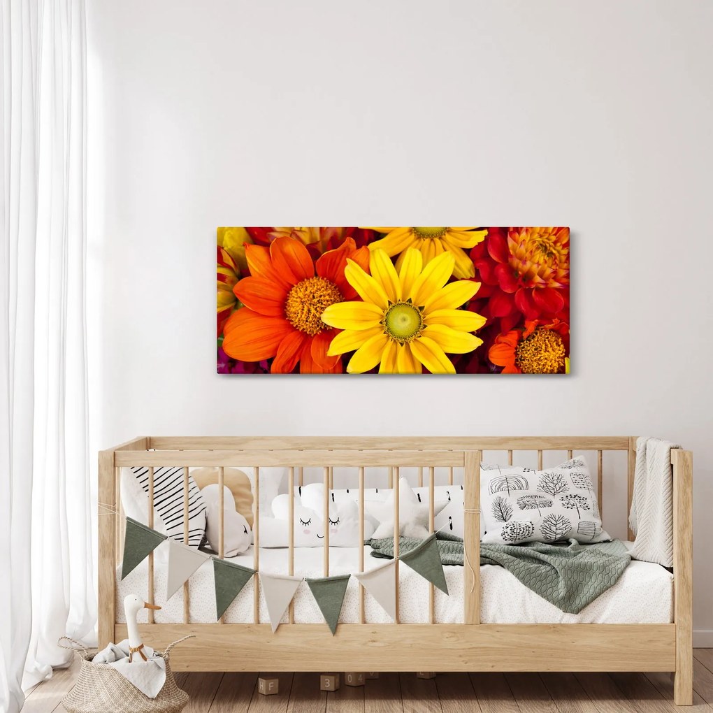 Tablou cu floare (120x50 cm)