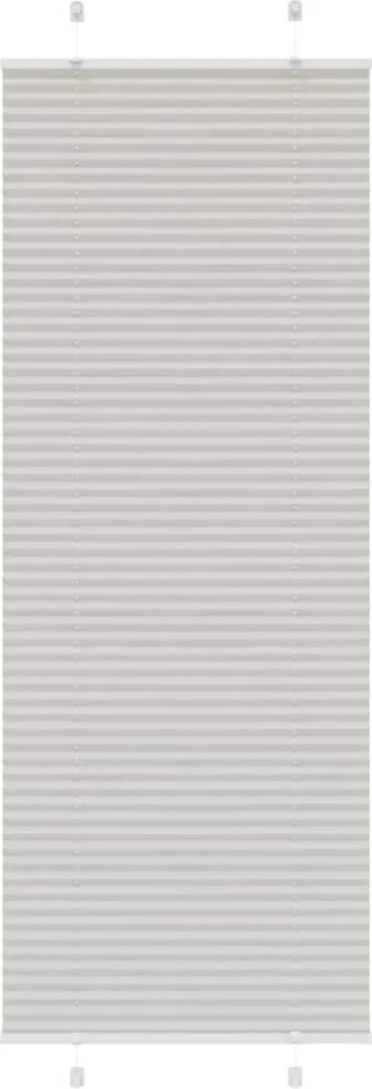 vidaXL Jaluză plisată gri deschis 70x200 cm Lățime țesătură 69,4 cm