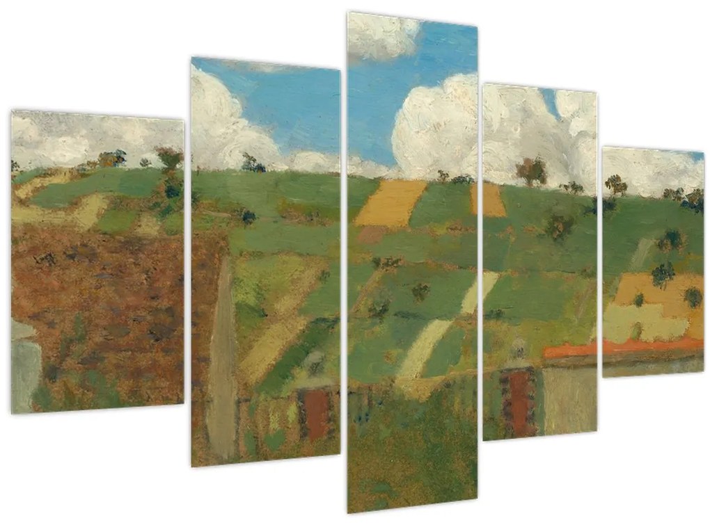 Tablou - Edouard Vuillard, Landscape of the Ile de France, reproducere (150x105 cm)