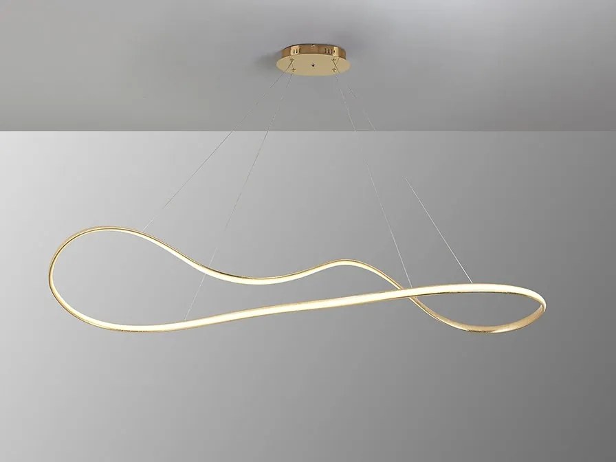 Lustra suspendata LED CCT si telecomanda Lia