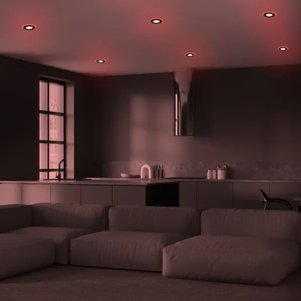 SET 3x corp de iluminat LED RGBW dimabil pentru baie LED/5W/230V IP44 Briloner + telecomandă