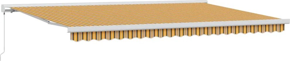 vidaXL Cortina Retractabilă Multicolour 500 × 300 cm Stofă și Metal