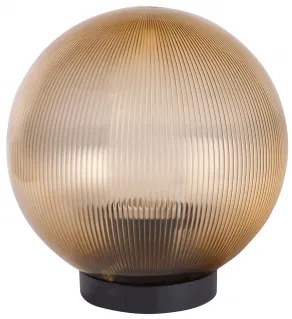 Glob cu soclu acrilic fumuriu 20cm E27 IP44 Luca EL0024391 Erste