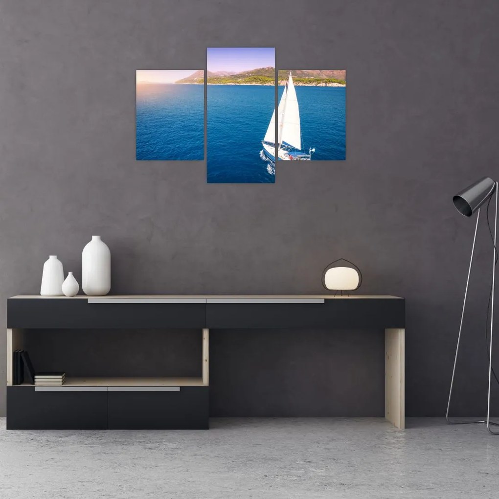 Tablou - Excursie cu navă (90x60 cm)