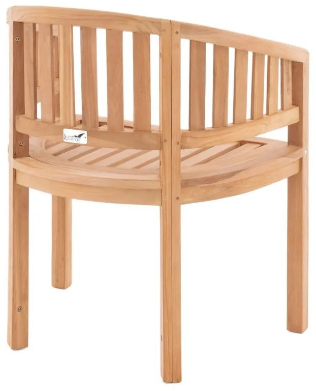 Scaun de grădină DIVERO - tec tratat