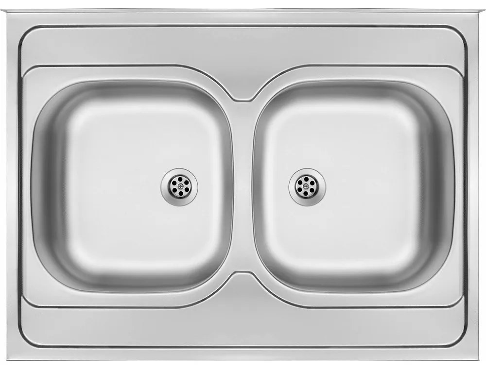 Chiuveta dubla Deante Tango inox 80x60xH14 cm