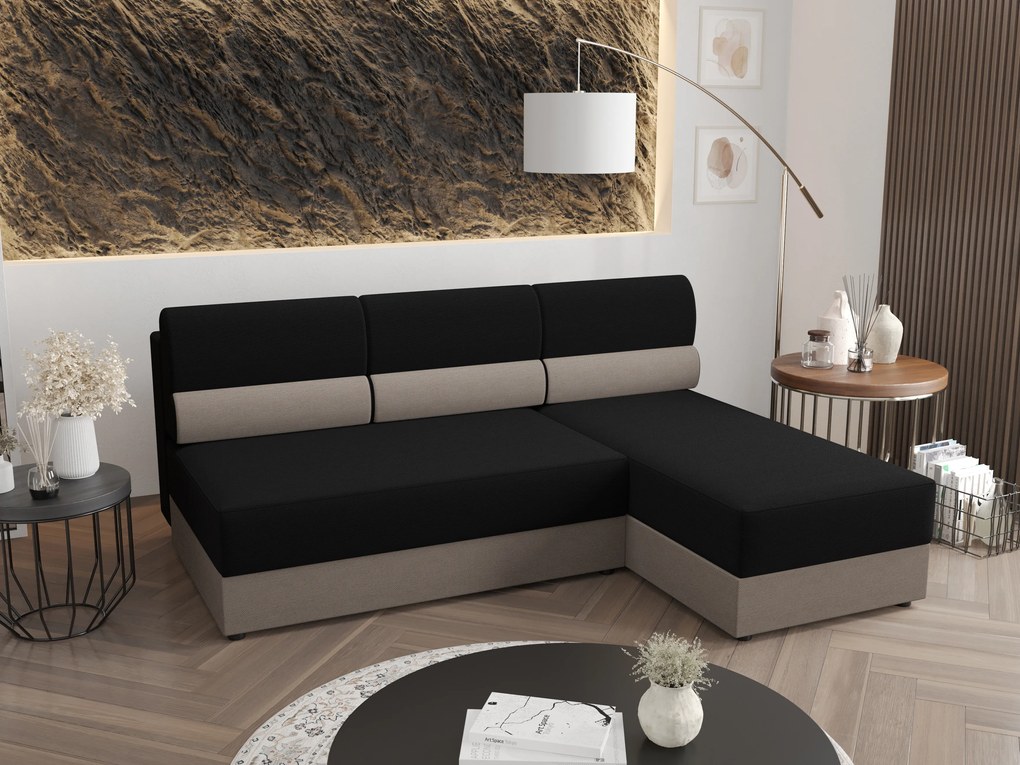 Colțar Radiant L1 (Negru + Gri) (D). 1057439
