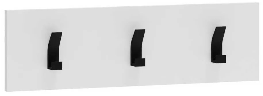 Panou pe perete cu cârlige Walker 50 cm, alb