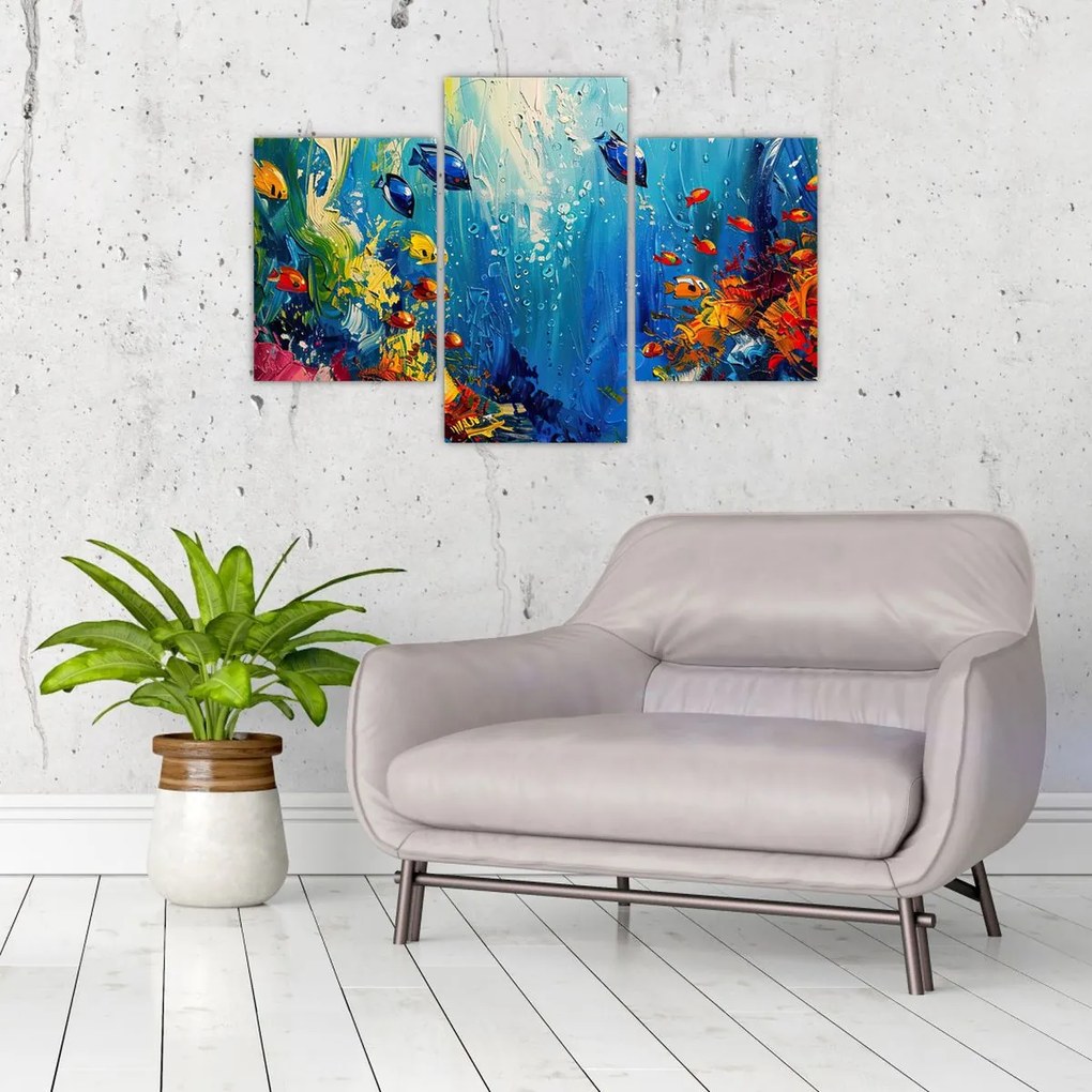 Tablou - Pictura lumii subacvatice (90x60 cm)