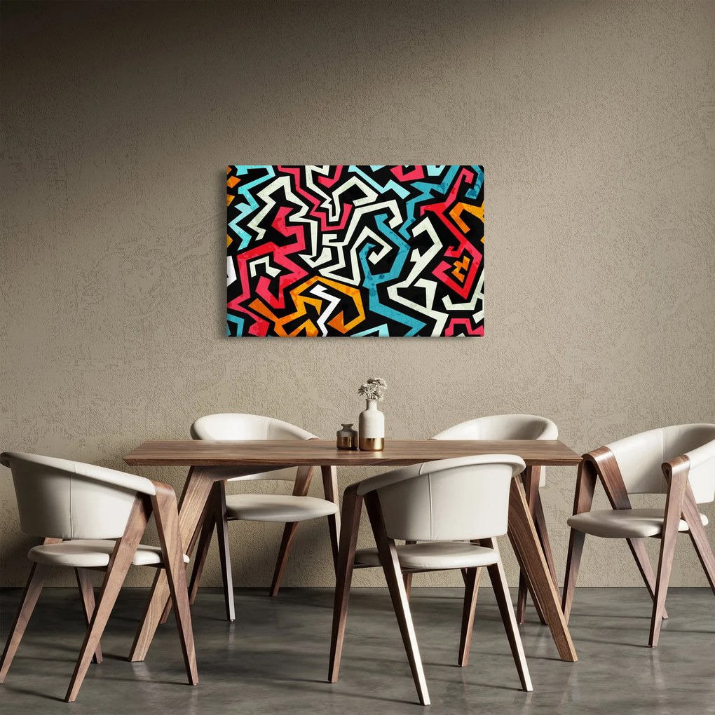 Tablouabstracție grafică (90x60 cm)
