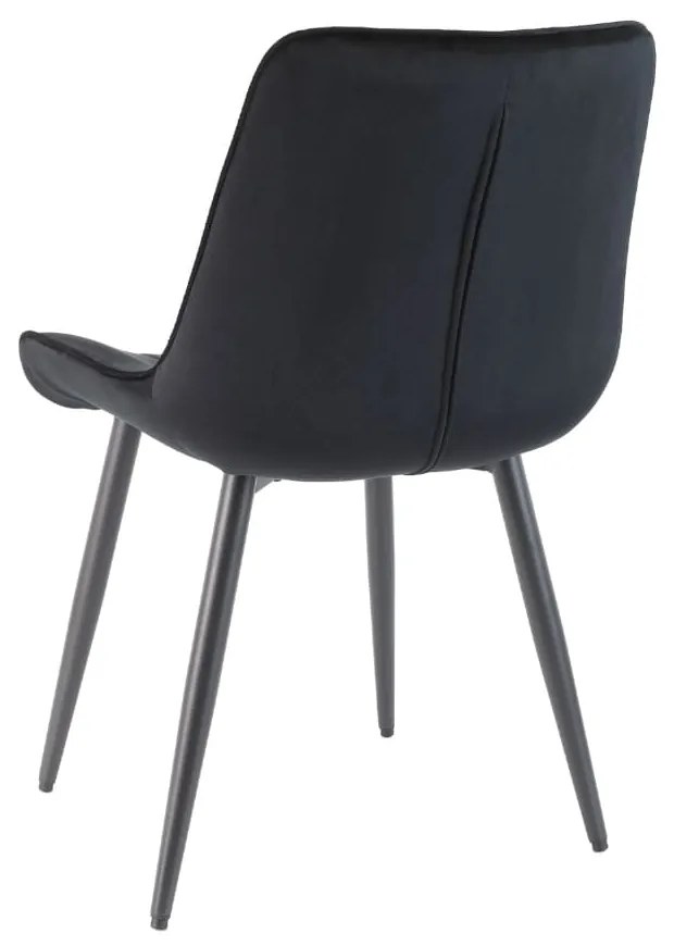 Scaun de bucaterie Rowena, negru