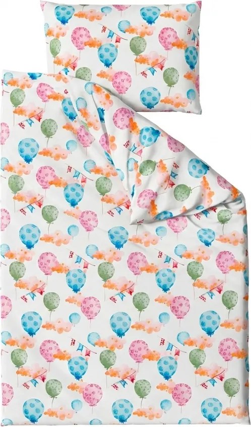 Lenjerie de pat din crep pentru patut Renforcé BALUNEA albă Dimensiune lenjerie de pat: 45 x 65 cm | 90 x 140 cm