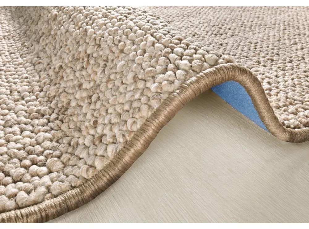 Covor maro deschis rotund ø 200 cm Wolly – BT Carpet