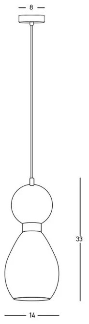 Pendul design decorativ modern Rupert II