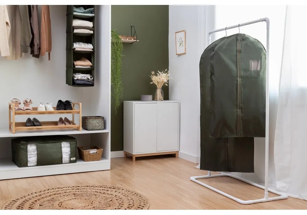 Cutie de depozitare pentru haine din material textil cu vacuum 65x45x27 cm Ecologik – Compactor