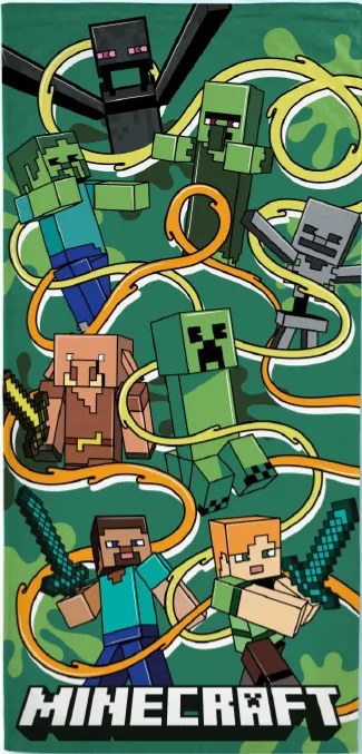 Minecraft Funtage Graphic prosop de baie, prosop de plajă 70x140cm