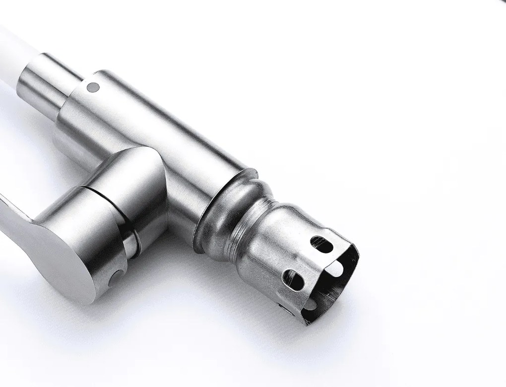 Baterie bucătărie cu pipă flexibilă - 270 oțel inoxidabil Cromat P14A