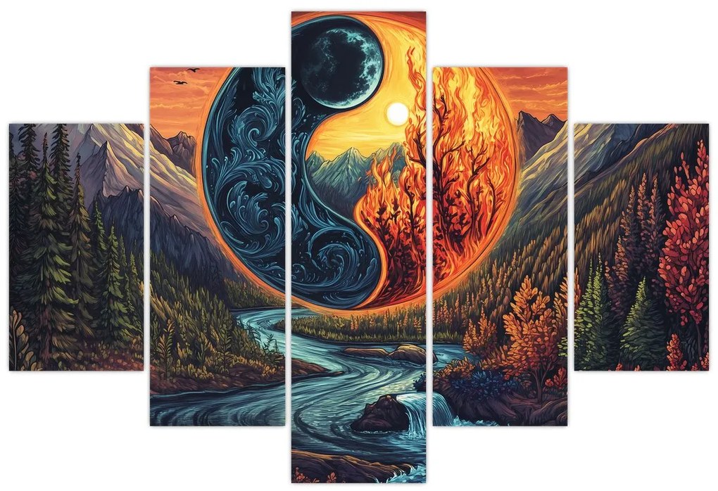 Tablou - Elementele (150x105 cm)