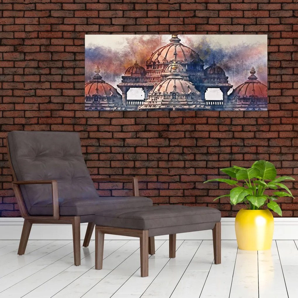 Tablou - Akshardham, New Delhi, India (120x50 cm)