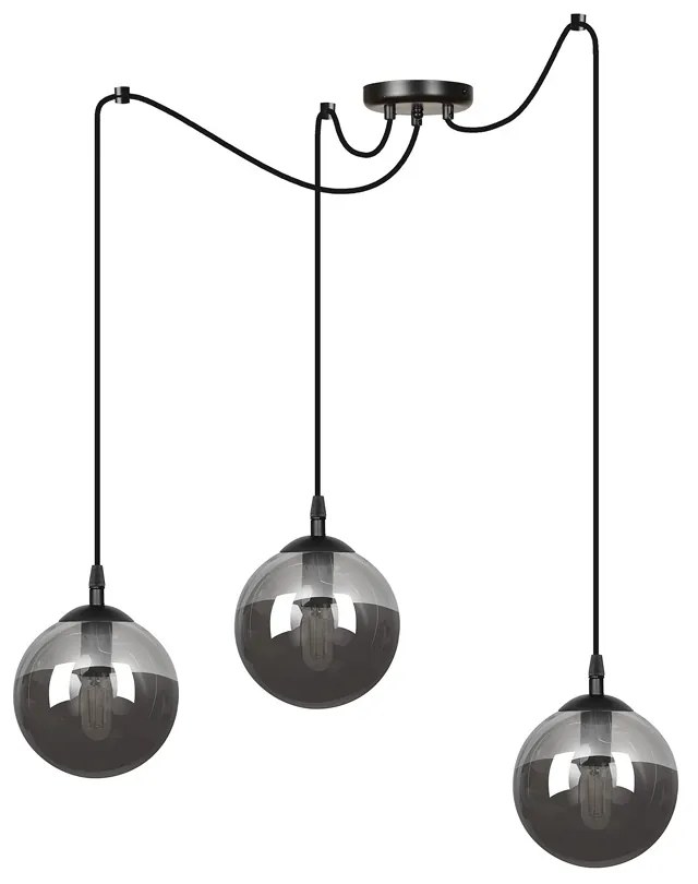 Suspensie Gigi 3 Bl Grafit 937/3 Emibig Lighting, Modern, E14, Polonia