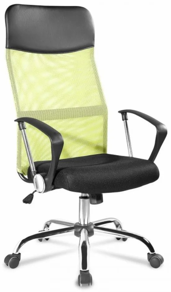 Scaun rotativ Lincoln negru-verde