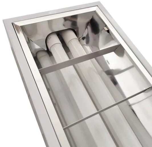 Corp de iluminat fluorescent 2xG13/18W/230V alb 120 cm