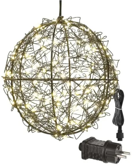 Decorațiune de Crăciun cu 200x LED, 230 V, diametru 20 cm