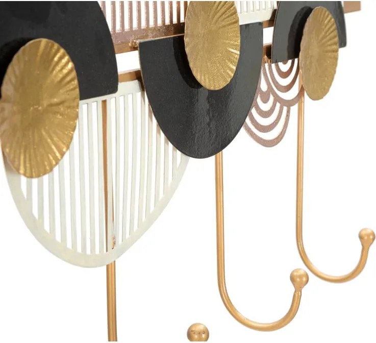 Cuier de perete Mauro Ferretti Art, auriu - negru