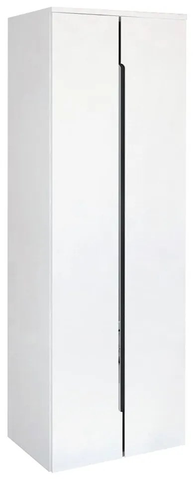 Dulap inalt suspendat Oristo Silver mdf alb 144x50 cm