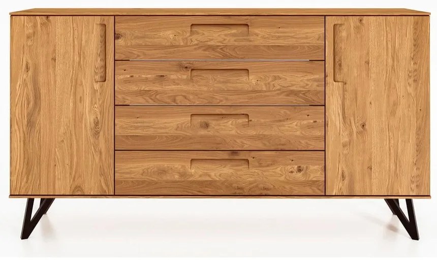 Comodă înaltă din stejar 182x100 cm Golo - The Beds