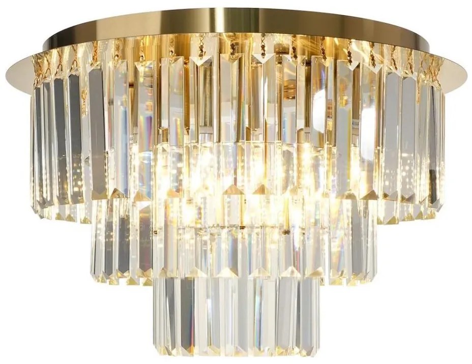 Plafonieră MILANO 6xE14/40W/230V auriu