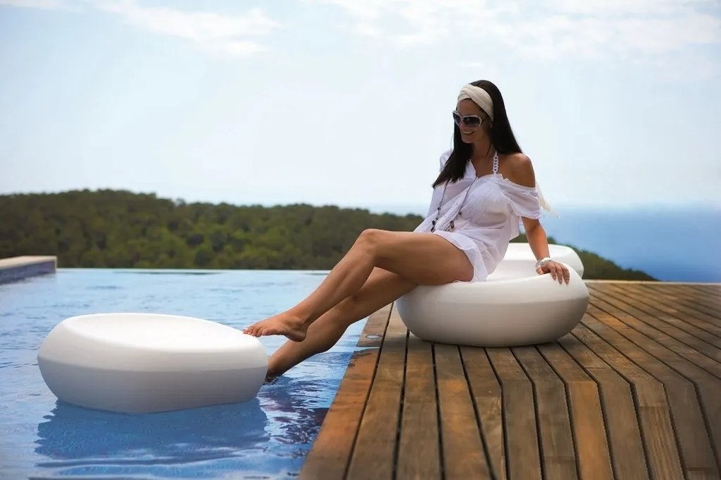 Taburete de exterior / interior design modern premium MOMA OTTOMAN 45080A Vondom