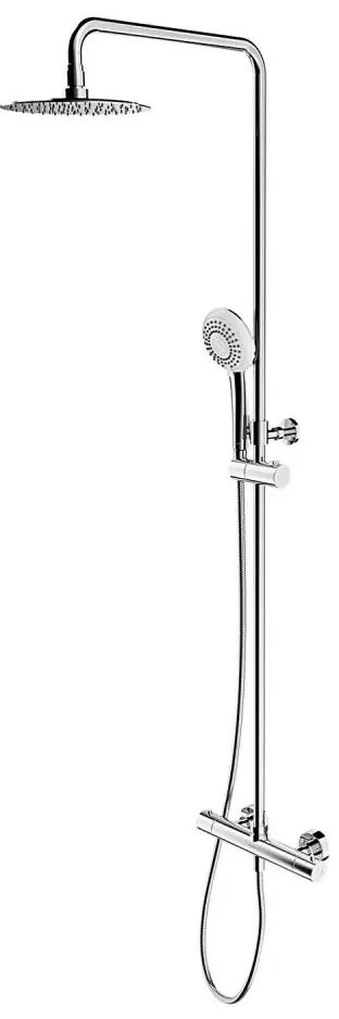 OMNIRES Y1244X/6CR - Set duș cu baterie termostatică Y crom lucios