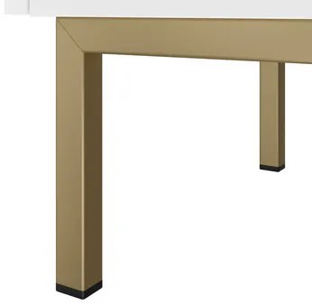 Comodă Probazzo 3D3SZ (Alb + auriu) . 1103669