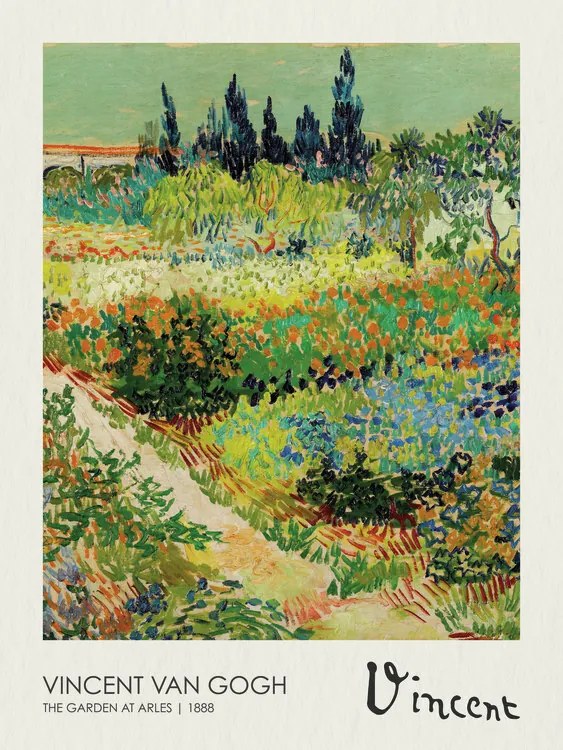 Reproducere The Garden at Arles (1888), Vincent van Gogh