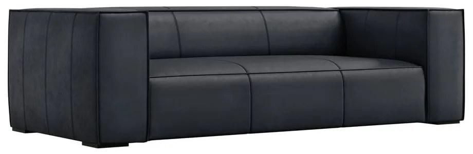 Canapea albastru-închis cu tapițerie din piele 227 cm Madame – Windsor &amp; Co Sofas
