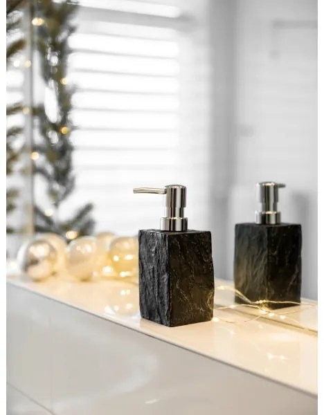 WENKO 17921100 - Dozator de săpun SLATE ROCK 250 ml, antracit