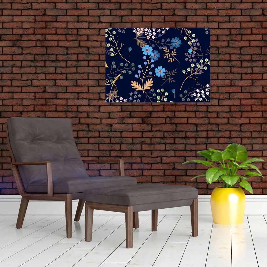 Tablou - Flori de toamnă (70x50 cm)