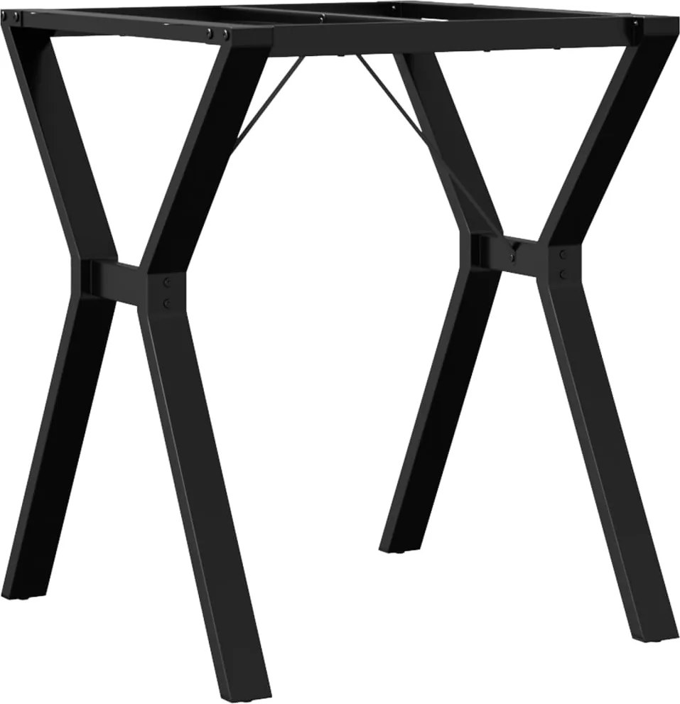 vidaXL Picioare masă de sufragerie Y-Frame 60x60x73 cm Oţel