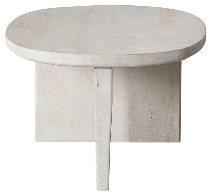 Măsuță de cafea în culoare naturală din lemn de mango 110x60 cm Seam – WOOOD