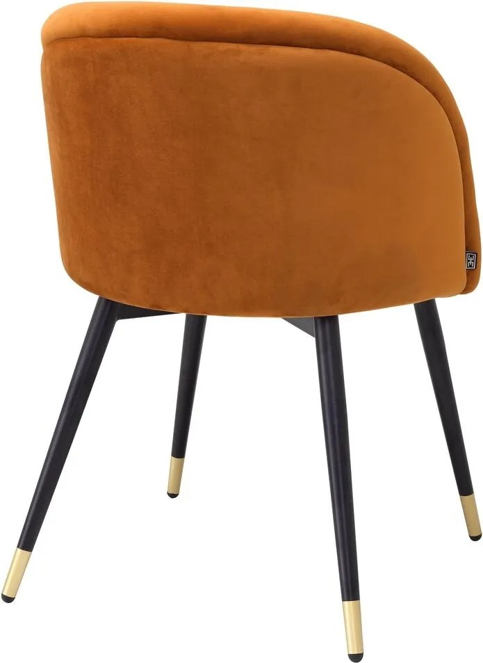 Set de 2 scaune design LUX Chloe, portocaliu 115964 HZ