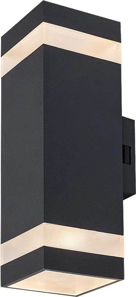 Rabalux 77210 - Aplica LED de perete pentru exterior URFA LINE, LED/16W/230V, IP65, antracit