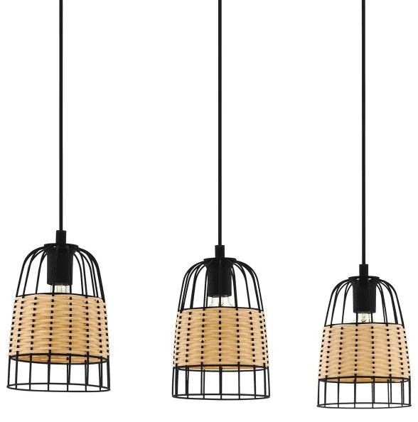 Eglo 43313 - Lustră pe cablu ANWICK 3xE27/40W/230V