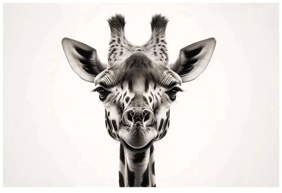 Tablou portret girafă