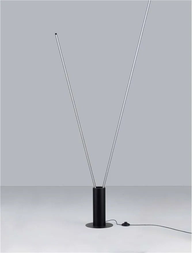Lampadar/Lampa de podea LED stil minimalist KIMOLIA negru