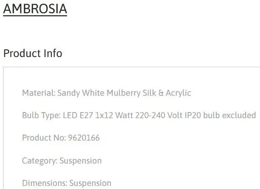 Lustra suspendata moderna design unicat AMBROSIA 65cm
